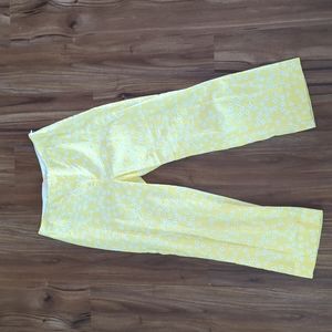 Vintage Sunny Yellow Capri Pants sz 6